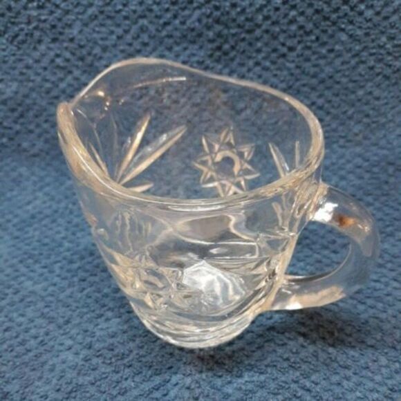 Anchor Hocking Early American Prescut Glass EAPC Clear Creamer - Picture 6 of 9